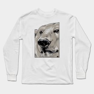 Polar Bear Head Long Sleeve T-Shirt